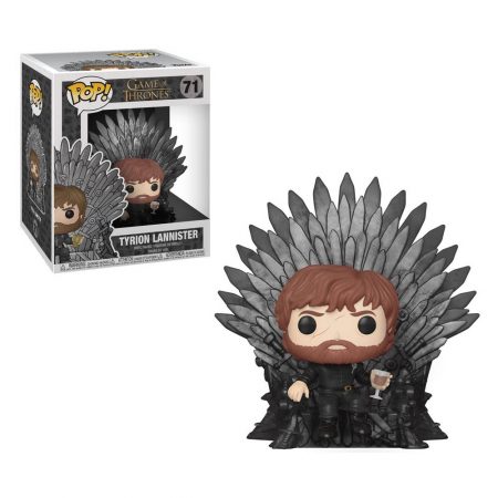 Funko POP! Game of Thrones - Tyrion Lannister on Iron Throne (Super Sized, 15cm)