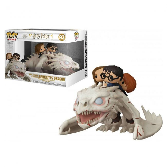 Funko POP! Rides - Harry Potter - Harry, Hermione and Ron Riding Gringotts Dragon