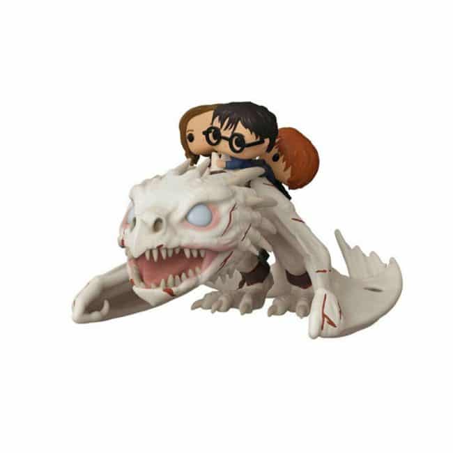 Funko POP! Rides - Harry Potter - Harry, Hermione and Ron Riding Gringotts Dragon