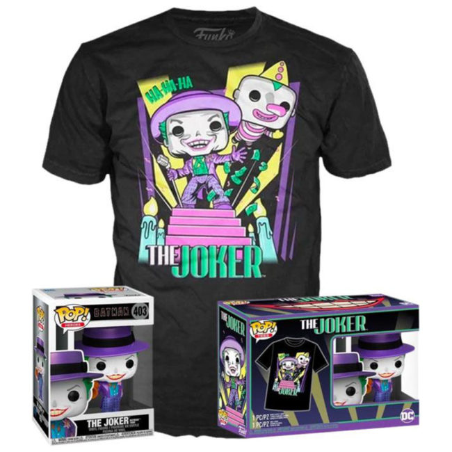 Funko POP! Heroes - The Joker Tee and The Joker Funko POP!