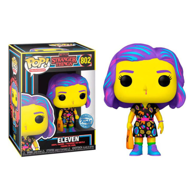 Funko POP! Television - Stranger Things - Eleven (Blacklight) (Special Edition)